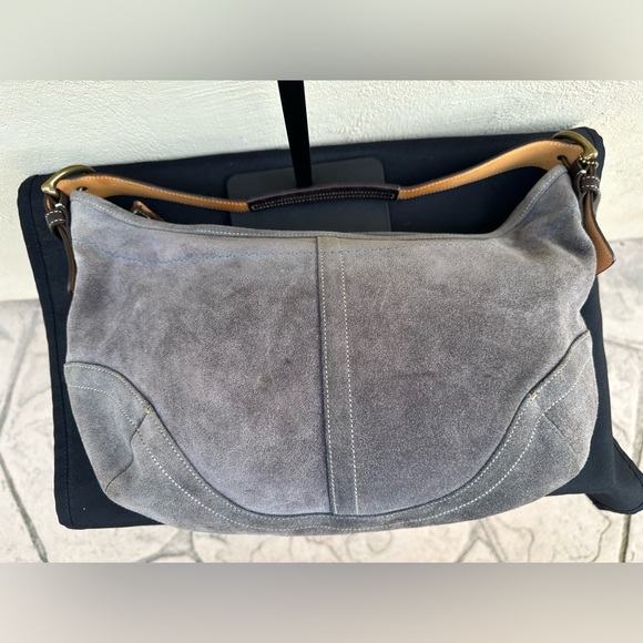 🐺 Y2K Coach SoHo Hobo Suede Bag 🐺 - Picture 3 of 11